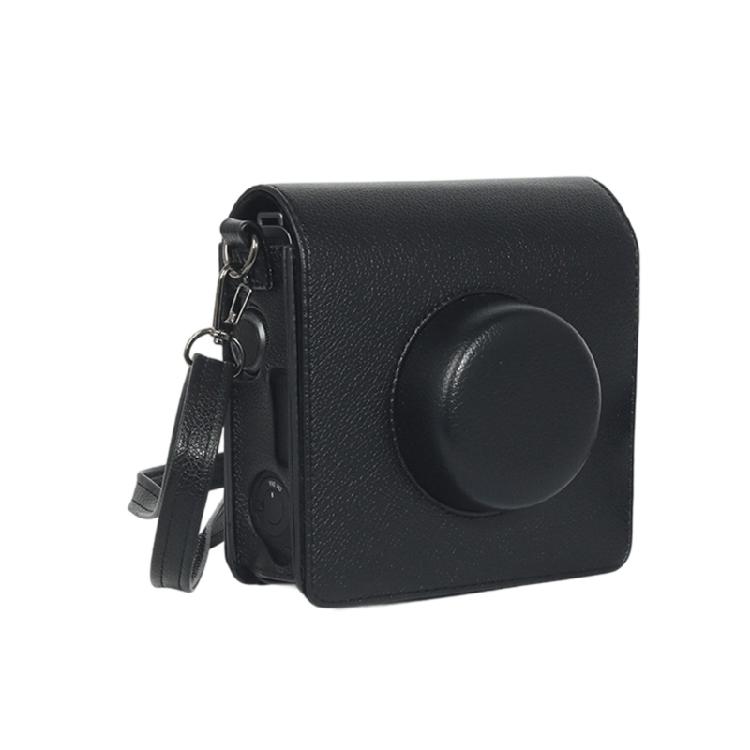 

Leather Camera Housing Drop Prevention Easy Maintenance Carrying Solution Protective Cover Travel Friendly Black/Brown чорний