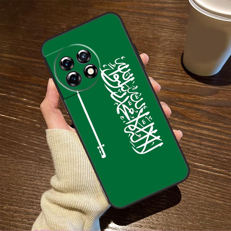 Kingdom of Saudi Arabia Flag Case For OnePlus 15R 13R 12R 10R 8T 10T 13T 15 13 12 11 9 10 Pro Nord CE 5 4 3 2 Lite N20 N30