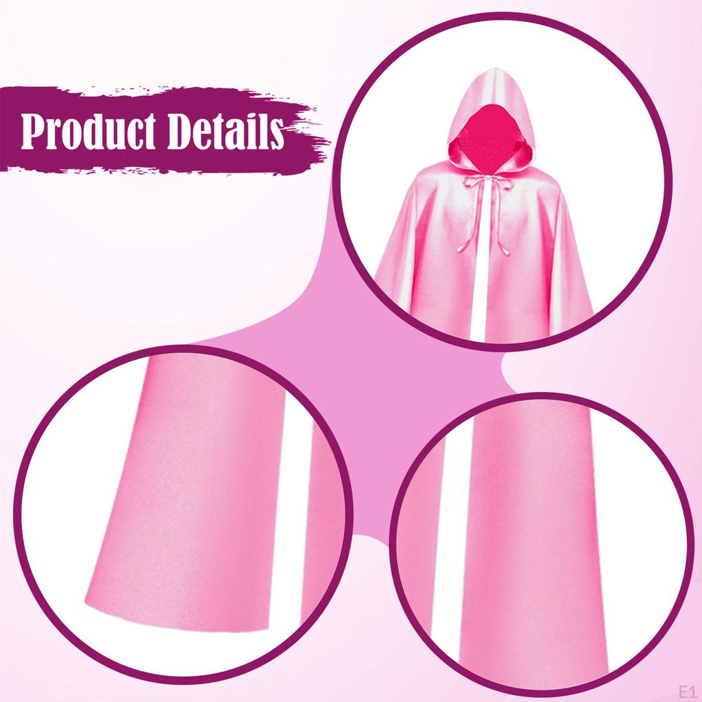 Halloween Hooded Cloak Fancy Dress Cape for Club Gathering Carnival