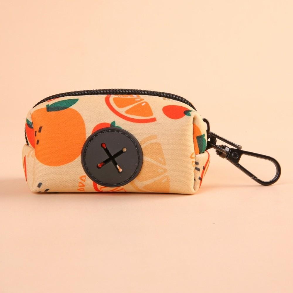 Cute Fruit Pattern Poo Bag Dispenser Waterproof Gabage Bag Organizer Waste Bag Holder Pet Supplies