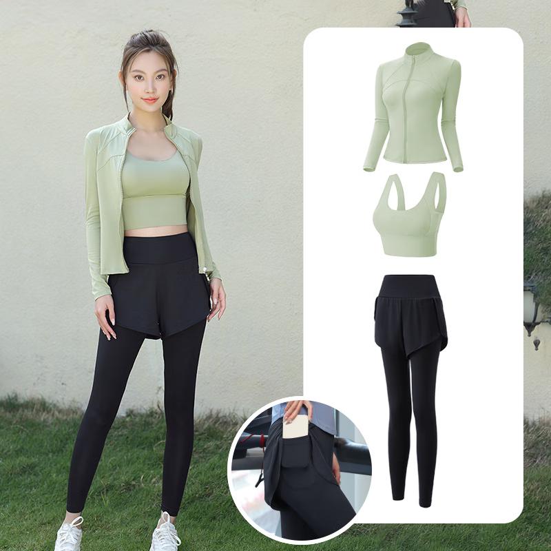 OEING Women's Yoga Fitness Running Outfit Set