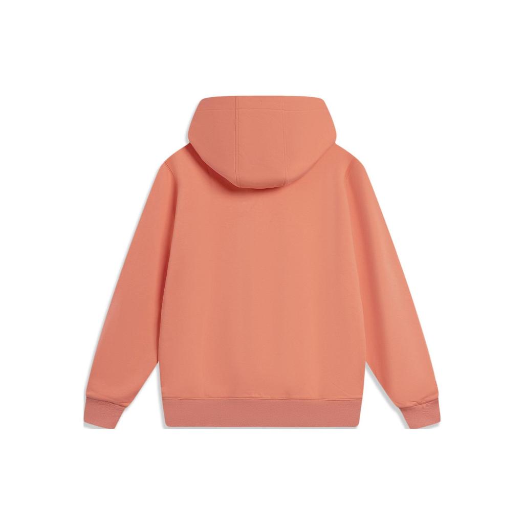 Li Ning Jednobarevná mikina s kapucí pánská topy světle modrá AWDU031-8