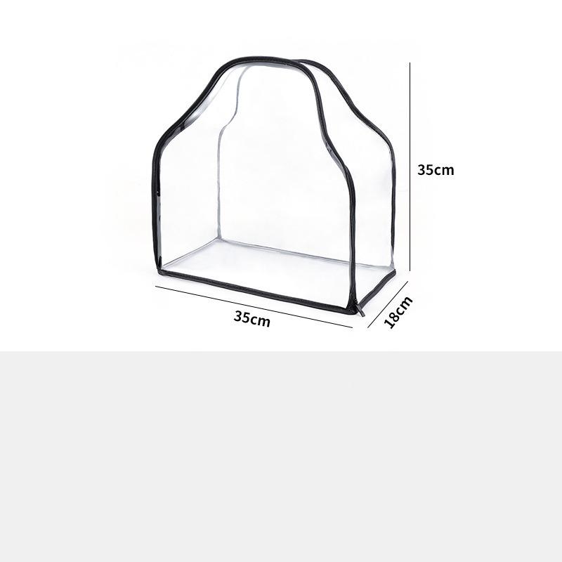 Saco de Armazenamento de Luxo Selado Transparente para Bancada Doméstica Saco de Armazenamento Capa Protetora à Prova de Poeira, Umidade e Mofo