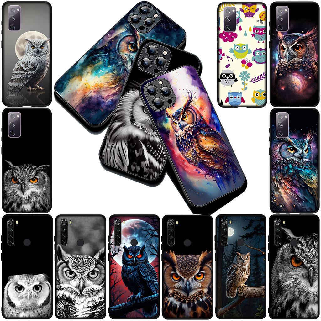 Wallpaper Owl Bird Silicone Phone Cover for Motorola Moto G86 G57 E14 E15 G14 G34 G35 G84 G24 A54 G15 Power E22 Soft Case