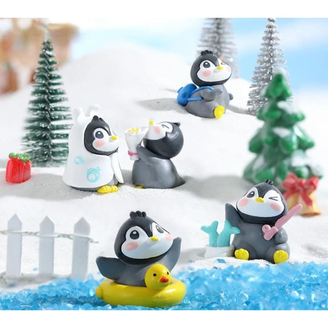 

6 Pcs Penguin Miniature Decor Items Set for Unique Gift,Home,Living Room,Office,Restaurant Decor,Showpiece,Perfect Valentine Decoration Items