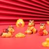 2026 Year of the Horse Resin Lucky Pony Figurines Small Ornament Cute Wealth Mini Decor for Chinese New Year