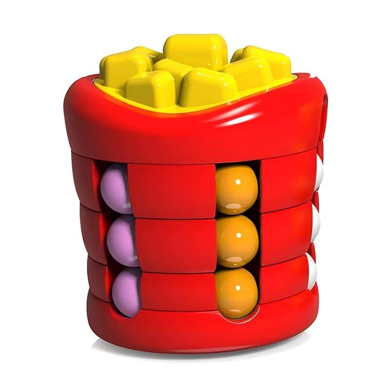 

Rotating Magic Bean Puzzle Anxiety Relief Toys Brain Teasers for Kids Adults IQ Challenge Educational Mind Games Best Gifts