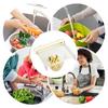 Food Catcher for Kitchen Sink with 100 Pieces Filter Bag Fine Mesh Large Load Bearing Sink Strainer Basket Holder for Tea Dregs