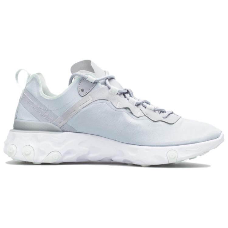 New Nike React Element 55 Wolf Grey Ghost Aqua Women's BQ2728-005