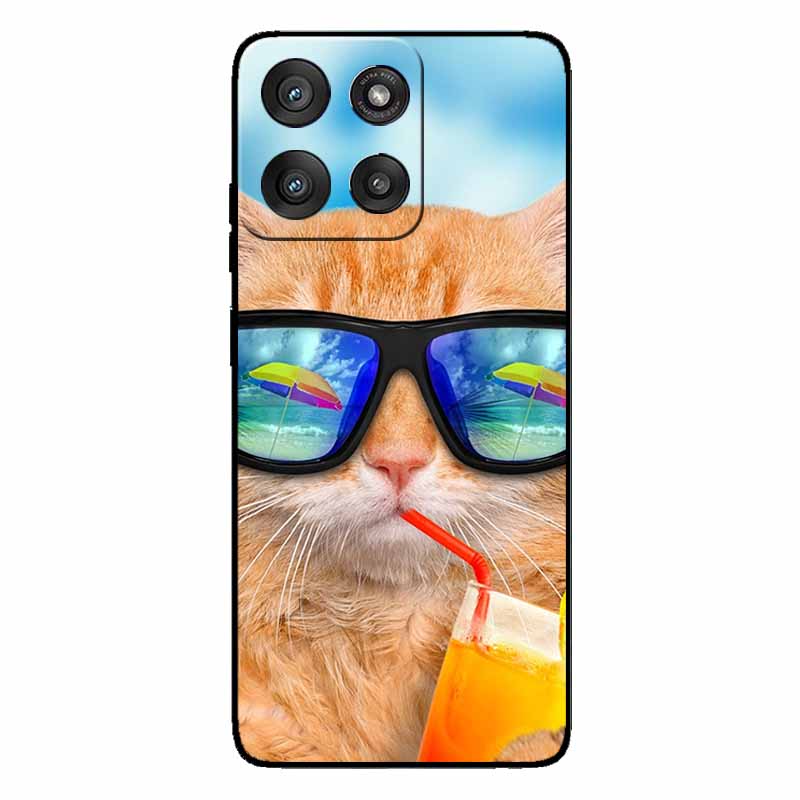 For Motorola Moto G56 G86 Case Fashion Protective Silicone Back Cover For Moto G86 5G TPU Back Phone Capa MotoG56 5G Wolf Funda