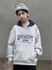 2025 Autumn/Winter Unisex Korean Style Fleece Hoodie for Medium & Large Children