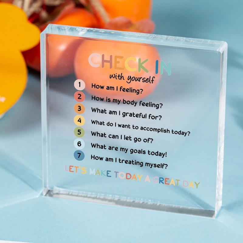 "Check In With Yourself" Sign - Emotional Learning Decor for Therapy & Classroom Spaces