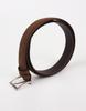 IKALOOK Italy Cowhide Solid Suede Belt Abe102