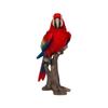 Ubia Mini Macaw Red, 8.7 X 5 X 12.5 Cm, Figurine, Animal, Garden Decor, Bird, H14232-B