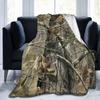 Coperta Mimetica Real Tree Camo in Flanella per Tutte le Stagioni Militare Popolare Calda Plaid per Letto Divano Biancheria da Letto Plaid Misura King Size
