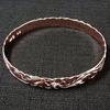 Hawaiian Jewelry Bangle 10mm Cutout Wave Plumeria Pink Gold Coating 8 Inches Jewelry [LocoMocoAloha] [Genuine]