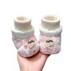Soft Sole Velvet Baby Shoes for Girls, 6-12 Months, Warm and Non-Shedding