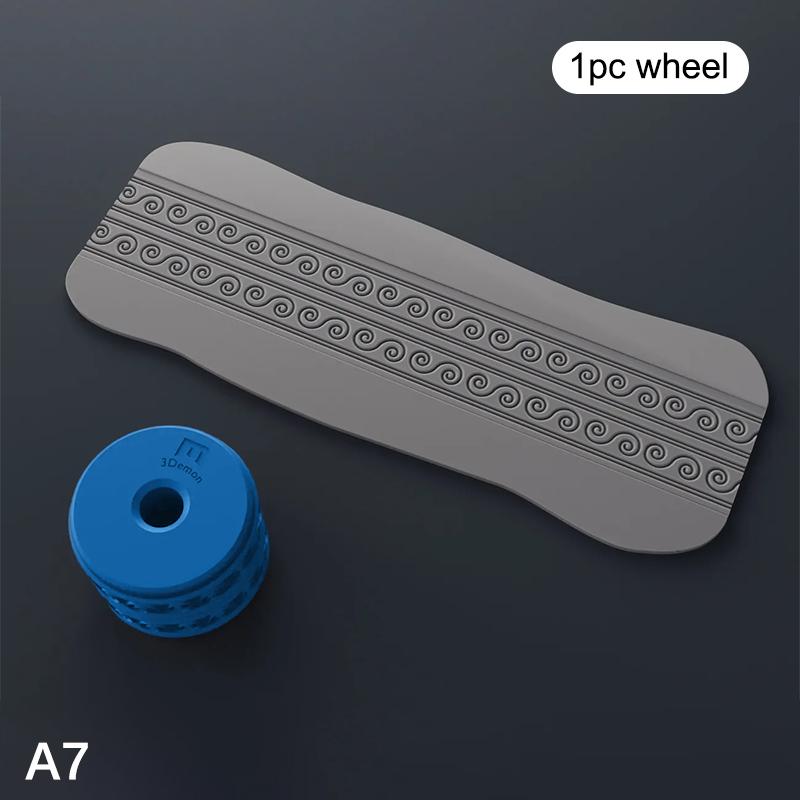 Clay Stamp Roller Geometric Flower Patterns Relief Rolling Tool Ceramic Clay Texture Wheel Clay Molds DIY Clay Tools Art Decor