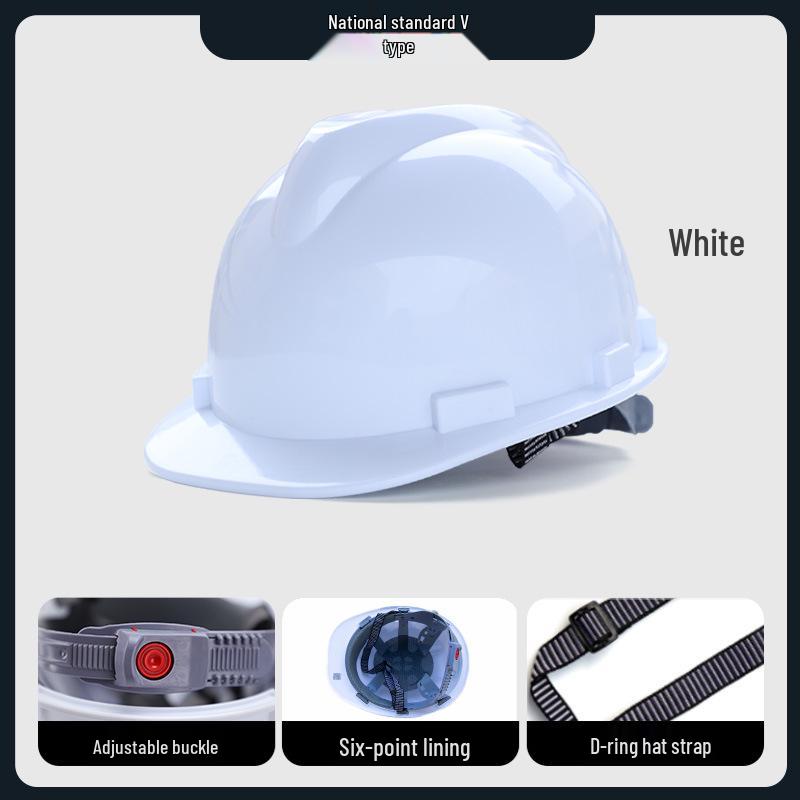 Iron Head V-Type Safety Helmet: Anti-Smash, Impact-Resistant, Ideal for Construction Engineers