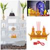 LED Retro Chinesische Lampe Buddhistisches Licht Chinesischer Stil Buddha Zubehör für Zuhause Büro Meditation Anbetung