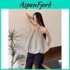 Summer Womens Striped Pvc Tank Top With Removable Shoulder Straps For Elegant Casual Wear