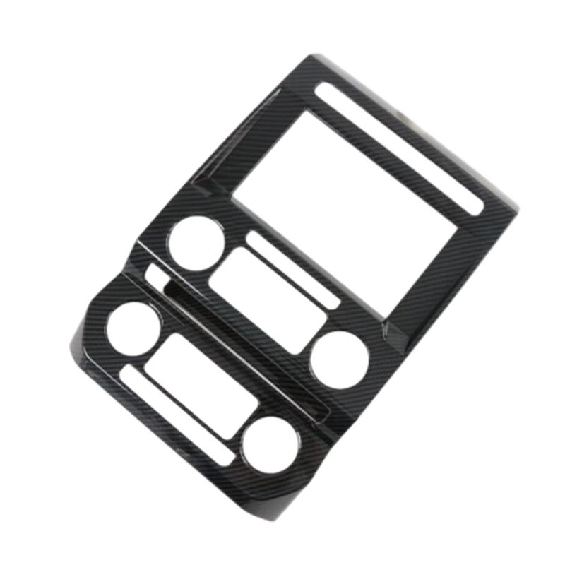 ABS Carbon Fiber Inner Navigation Frame Cover Trim For Ford Raptor 2015-