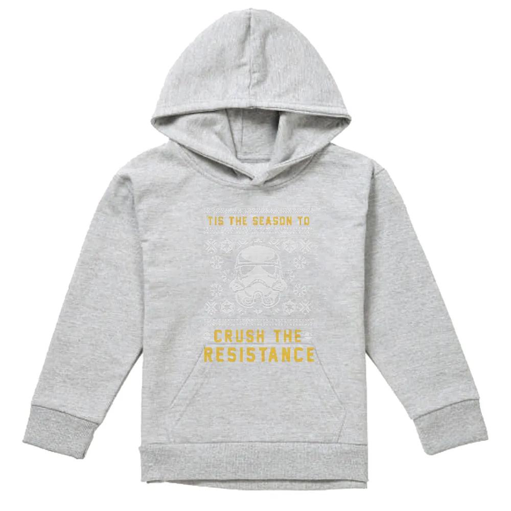 Disney Star Wars Childrens/Kids Crush The Resistance This Christmas Hoodie