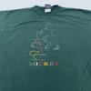 Vintage Mickey Unlimited Shirt Mens Medium Green Embroidered Disney Cartoon 90s