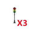 City Street Series Building Blocks Accessories Rail Transit Train Signal Light Railings Brick Toilet Flower Bed Phone Box Toy