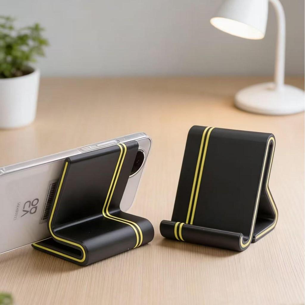 3D Printed Multifunctional Phone Holder: Portable Desktop Stand for Home, Office & Streaming