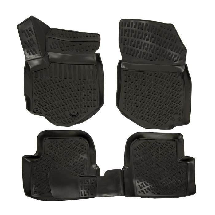 Tapis De Sol - Exclusive - Peugeot 2008 - Caoutchouc 3D - 4 Pièces - Toutes Saisons