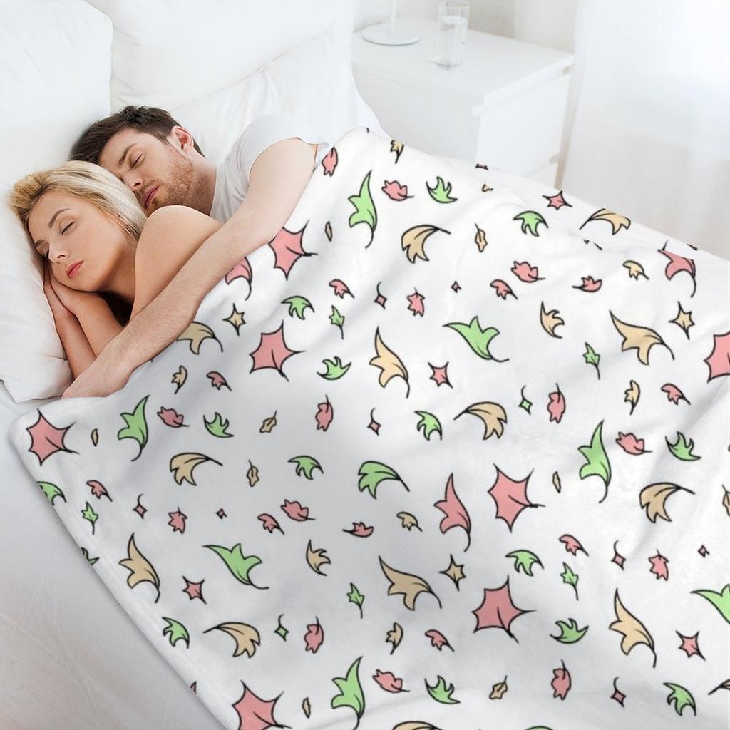 Heartstopper Leaves Throw Blanket Flannel Valentine Gift Ideas Decorative Beds Soft Blankets