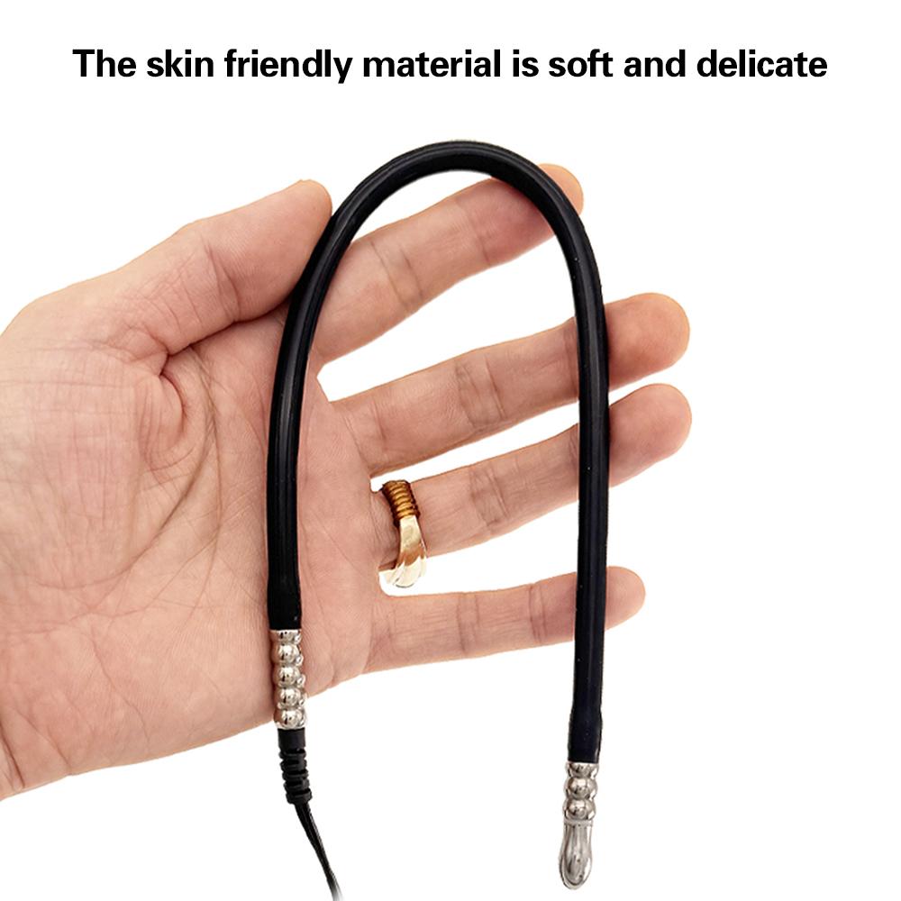 Electric Man Shock Catheter Urethral Vibrator Penis Plug Short Horse Eye Stick Sounding Urethral Rod Sexy Toy Medical Dick Adult