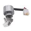 Silver Ignition Switch With 2 Keys Fits For Kubota 66101-55200 BX1800 2200 2230 G1800 ZD18 28