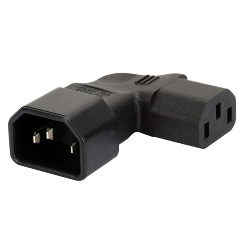 C14 To IEC320 C13/C5/C7 AC-Power Adapter 3 Terminals Socket Adapter Male To Female Wire-free Power Connector Adaptor