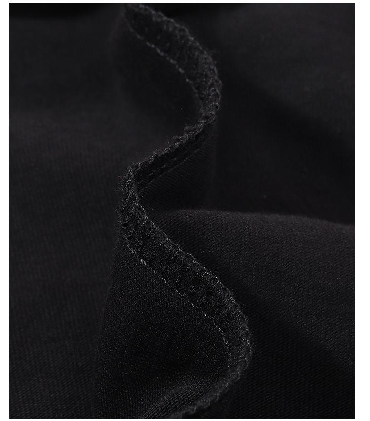 Unisex Ribbed Long-Sleeve Pure Cotton Sweatshirt T-Shirt | Casual Loose Base Layer