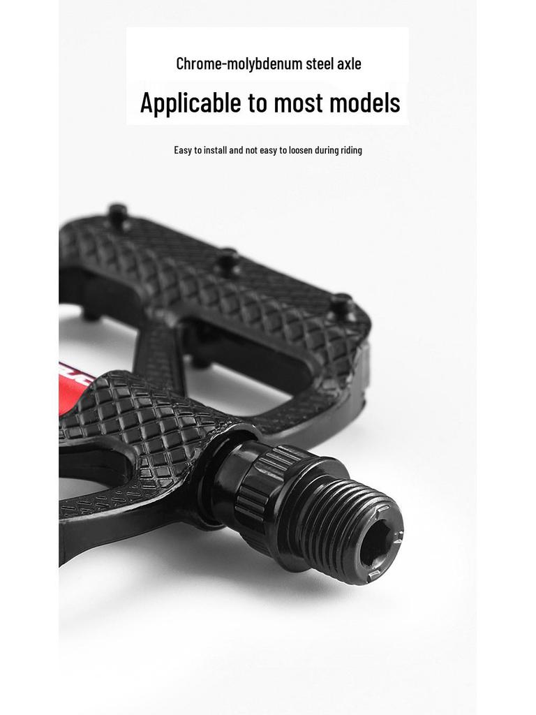 Bunggo Cykelpedaler i Aluminiumlegering - Vattentäta, Dammtäta, Dubbla DU-lager för Utomhuscykling