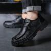 Business Formal Shoes 100% Cow Leather Casual Shoes Winter Men Loafers Slip On Fashion Moccasins Outdoor Tooling shoes