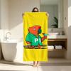 Y2K American Trendy Cartoon Towel Microfiber soft Beach Towel for Travel Fitness Sauna Bathing Camping