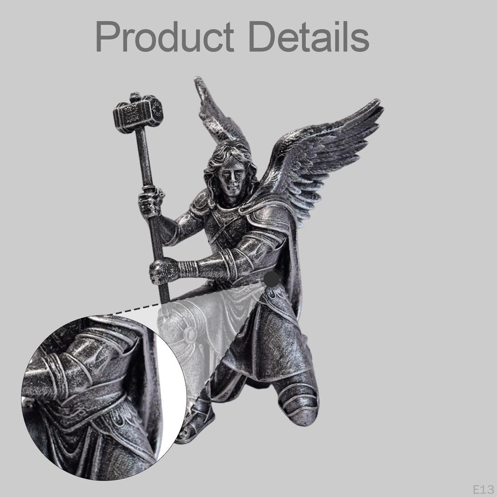 Resin Decoration with Retro Design Statue Creative Artistic Collection Ornamental Sculpture for Desk