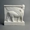 Iraqi Assyrian Cultural People Head-winged Bull Statue Plaster Sculpture Decoration Home Birthday Creative Ornaments