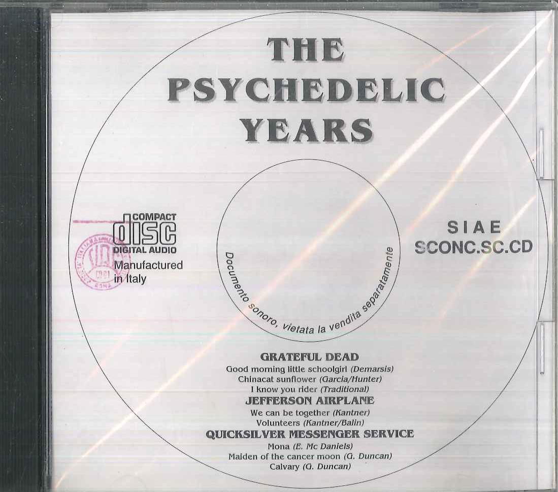 

CD VARIOUS - The Psychedelic Years SCONCSCCD STAMPA ALTERNAT 1992 Italy Rock Used