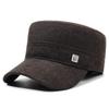 Men's Autumn Winter Flat Cap Middle-Aged and Elderly Hat Outdoor Flat Cap