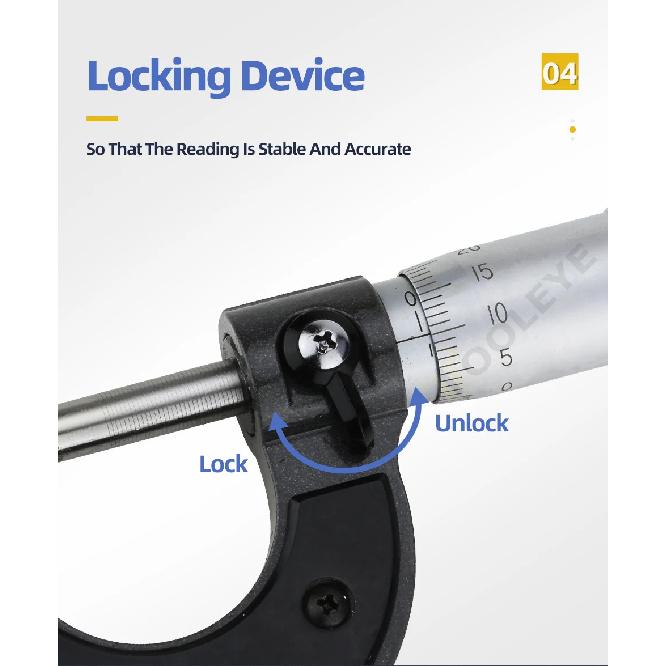 External Micrometer Set Outside Micrometer Micro Meter Mechanical Micrometers Measuring Tools Micrometric Gauges For Measurement