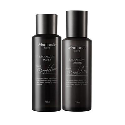 Men Recharging Toner 180ml + Lotion 150ml, Recharging Toner + Recharging Lotion, 1 Piece