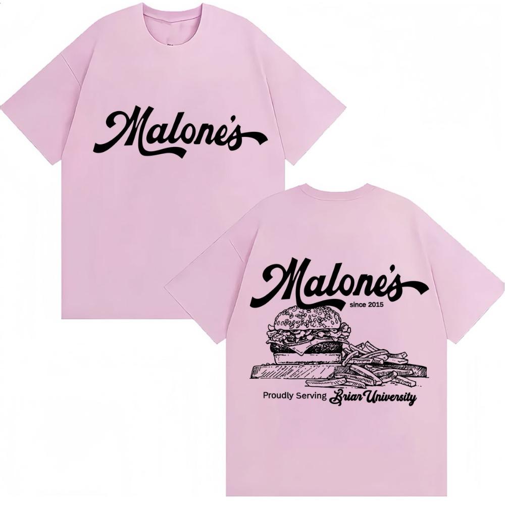 Off-campus Marlon's Briar University Bar and Burge T-shirt Men's and Women's Hockey T-shirt Oversized Fan T-shirt Streetwear