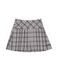 Mongbirdy Golf Colette Check Pleated Skirt Grey