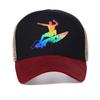 Hilarious Surf Wave Hawaiian Print Mesh Baseball Cap Fashion Adjustable Trucker Caps Casual Summer Sun Snapback Hats