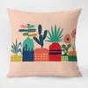 Geometric Colorful Pattern Decorative Pillowcase Living Room Bedroom Square Cushion Pillowcase