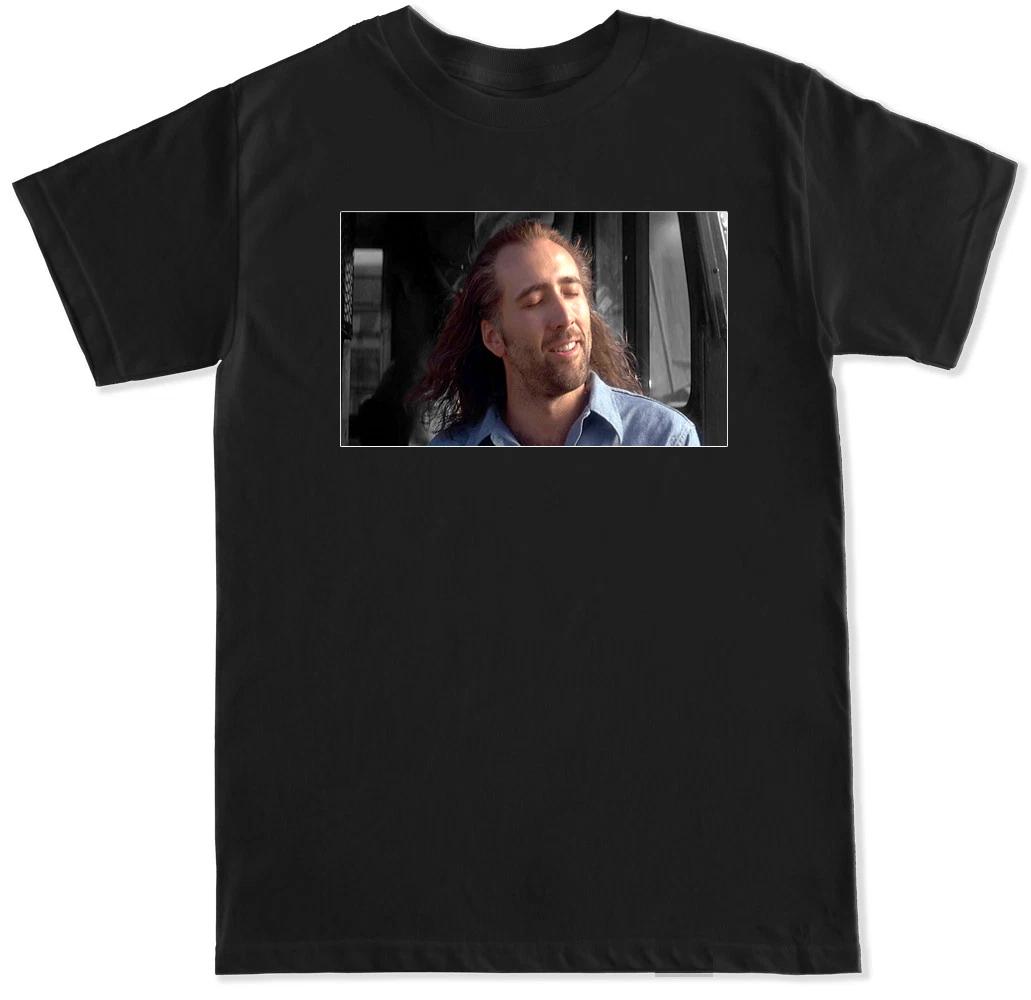 CON AIR NICOLAS CAGE FUNNY HUMOR MEME MOVIE CLASSIC RETRO 90s FILM MEME T SHIRT M